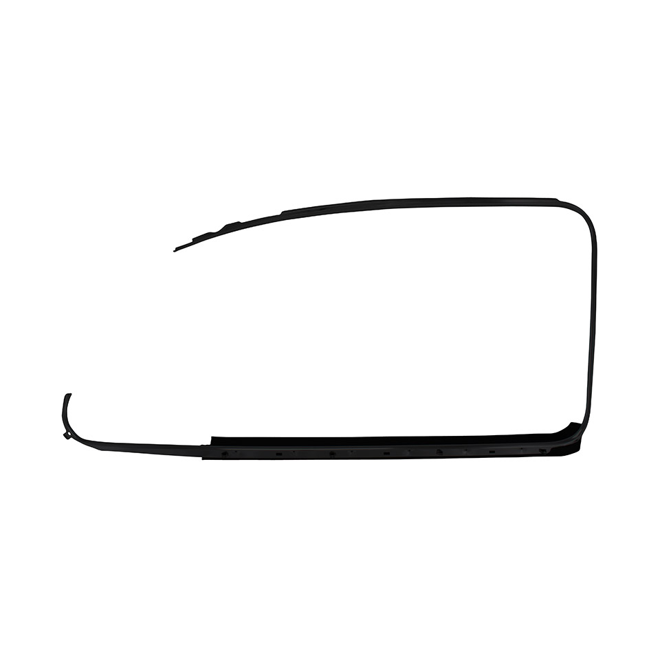 0354-1 Window scraper + black moulding, left, each, Original German quality - Afbeelding 1