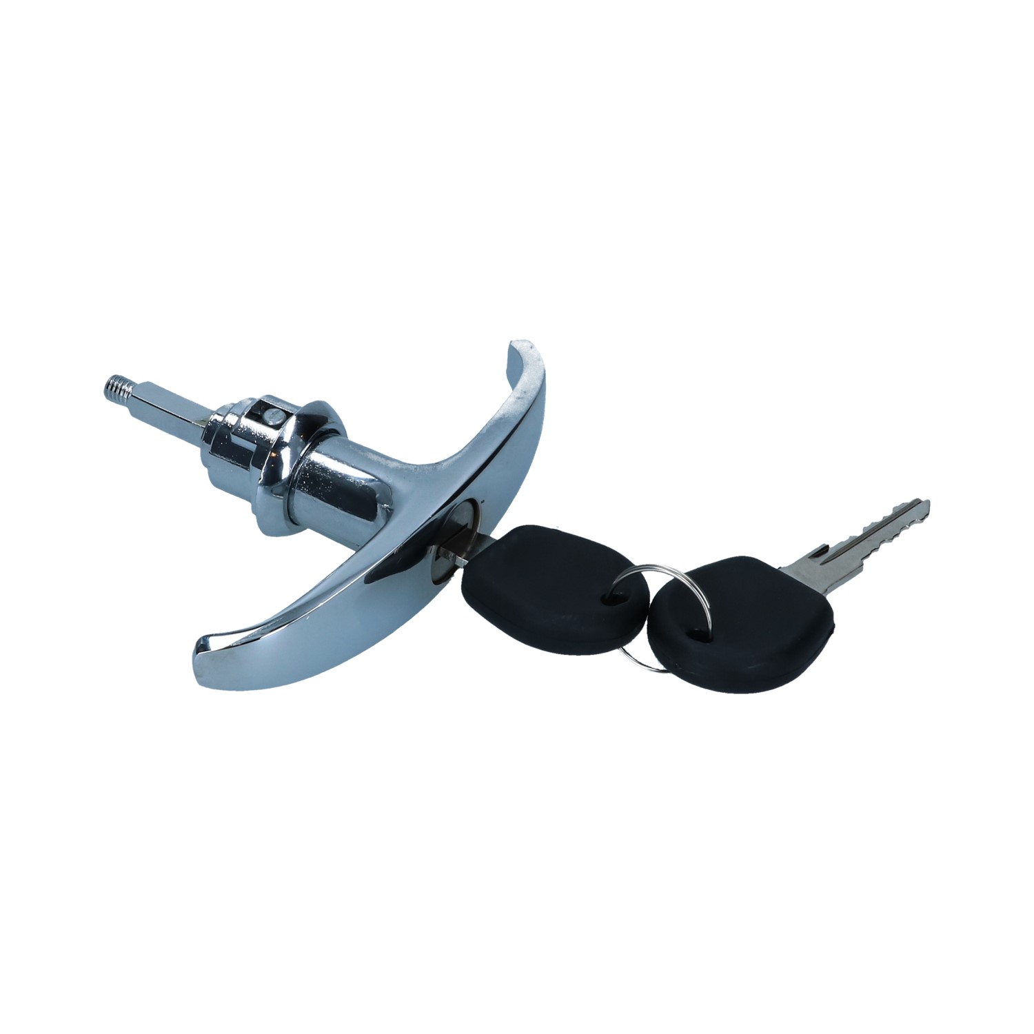 0429-400 Rear hatch lock w/keys - Chrome - Image 1