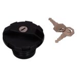 Fuel cap with lock, Screw fitment, economy