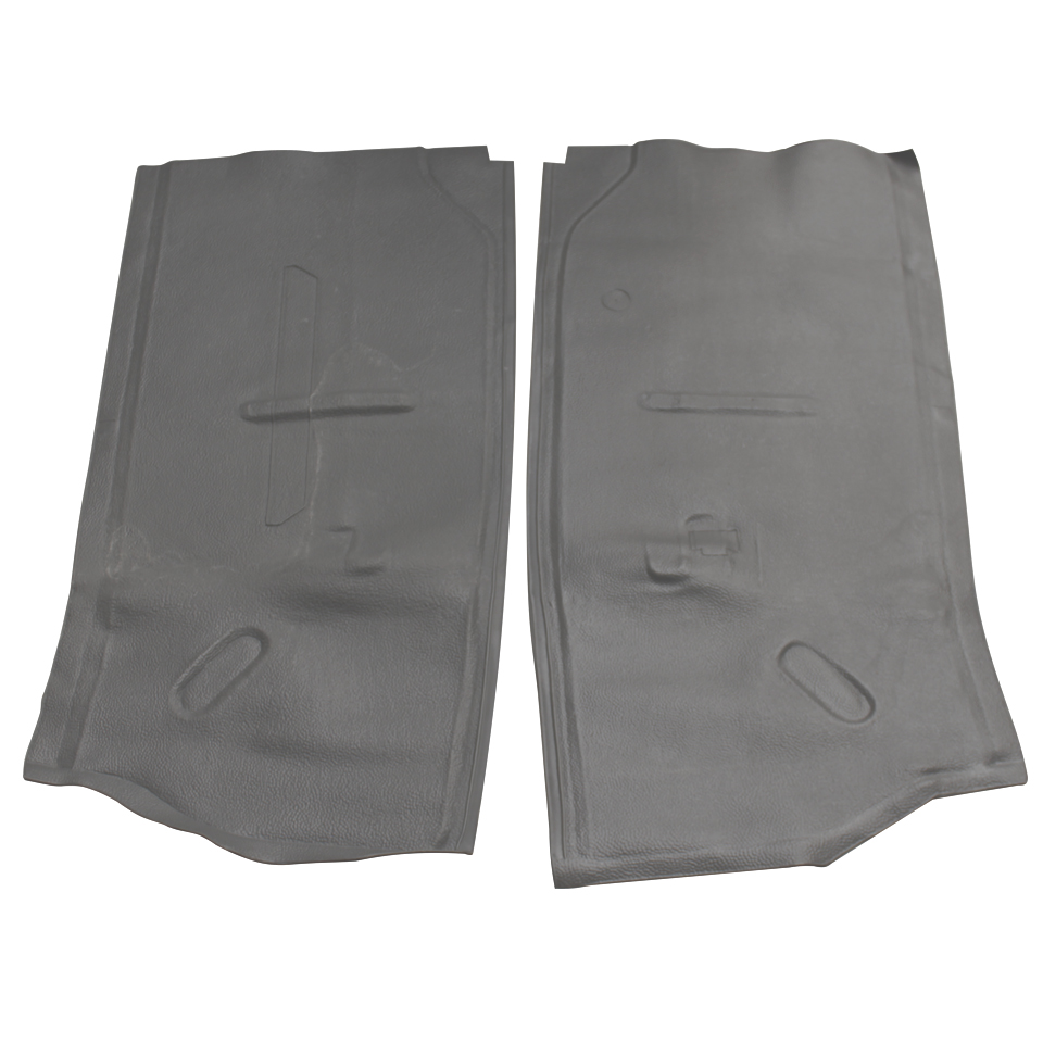0538-50 Front rubber seat mats (grey) - Afbeelding 1