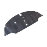 Rubber vloermat linksvoor (zwart)