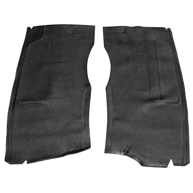 0538-60 Front rubber seat mats (black) - Image 1