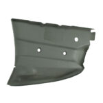 Bumper mount on plate rear, right