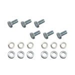 Bolts and washers for header spring bar plate assembly