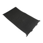 Front rubber mats between front seats (black)