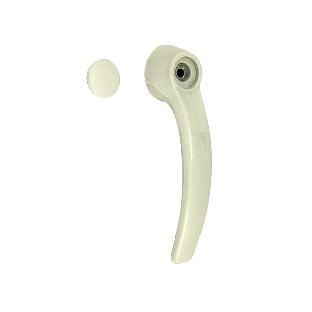 15388 Sliding door handle with cap, silverbeige, each - Imagen 1