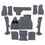 Carpet kit, Beetle convertible, grey