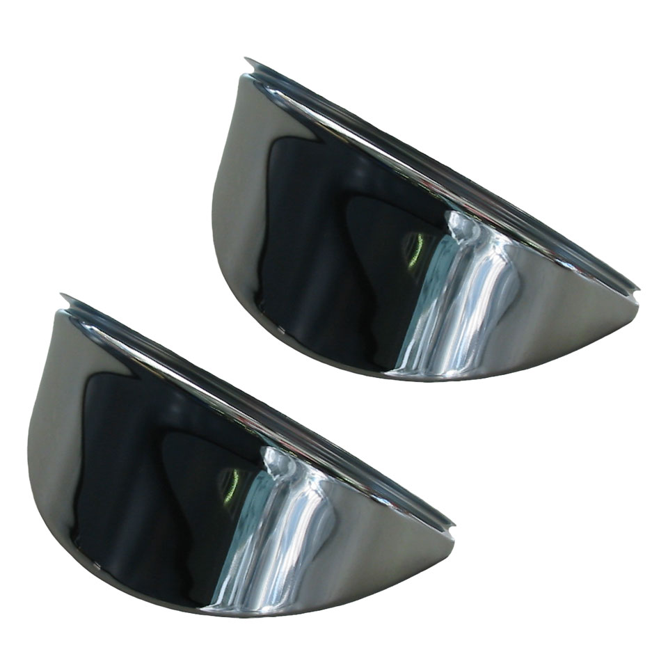 9867 Eyebrows, chrome, smooth - Image 1