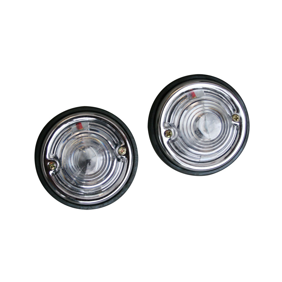 9914 Round lights, white - Afbeelding 1