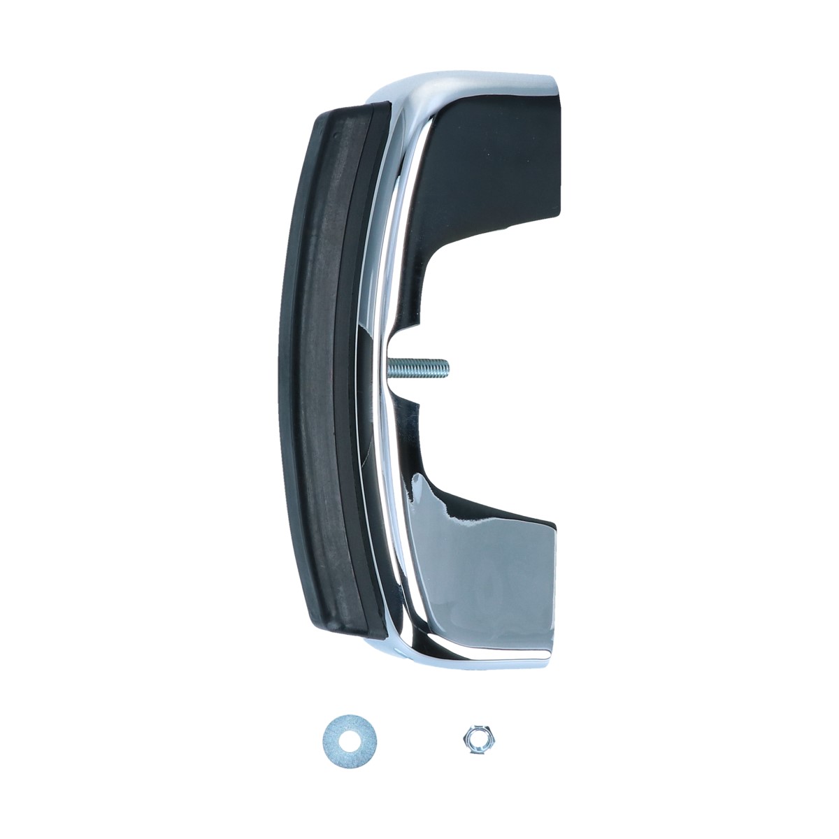Bumperguard chrome<br>For mounting with bumper rubber for Beetle 08/67- Bumperguard chrome, For mounting with bumper rubber – Bild 1