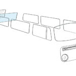 Lunette arrière non chauffante