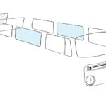 Side middle window L/R