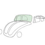 Pare-brise avant, Cabriolet, Vert