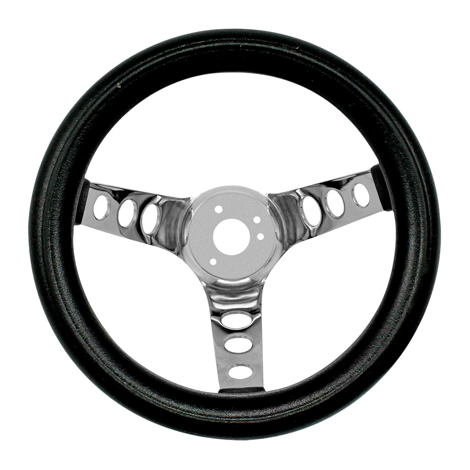 Steering wheel 3 spokes<br>10 inch for Steering wheel 3 spokes, 10 inch - Image 1