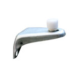 Upper bracket with roller sliding door