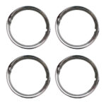 Outside, chrome wheel ring 15 inch, S/S