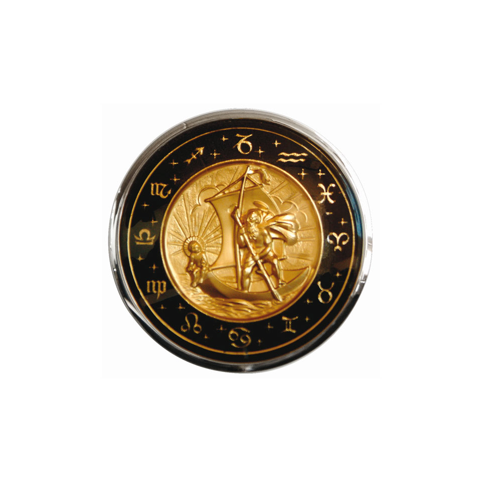 Horn button 'ST CHRISTOPHER' for Banjo steering wheel 'Flat4' for Beetle Horn button 'ST CHRISTOPHER' for Banjo steering wheel 'Flat4' – Bild 1