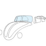 Windshield, convertible, clear