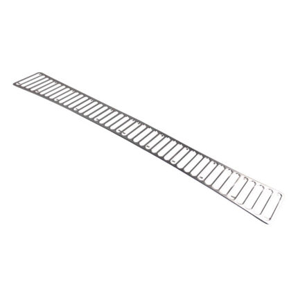 Grille under rear window, 42 holes