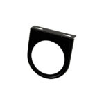 Gauge mount bracket 1 hole, 52 mm, black