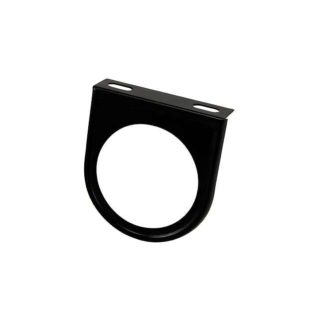 Soporte para manómetro 1 agujero Gauge mount bracket 1 hole, 52 mm, black - Imagen 1