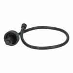 Deckel der Scheibenwaschanlage, mit Schlauch am Reserverad