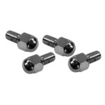 Pernos de rueda, cromados, 4 lug, 14 x 1,5, 4 piezas