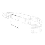 Side sliding door rubber, right, Top Quality - Afbeelding 2