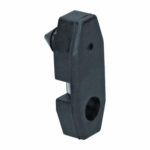 Rubber aanslag schuifdeurslotmechanisme achter