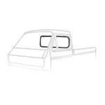 Rear window seal, Pick-up
