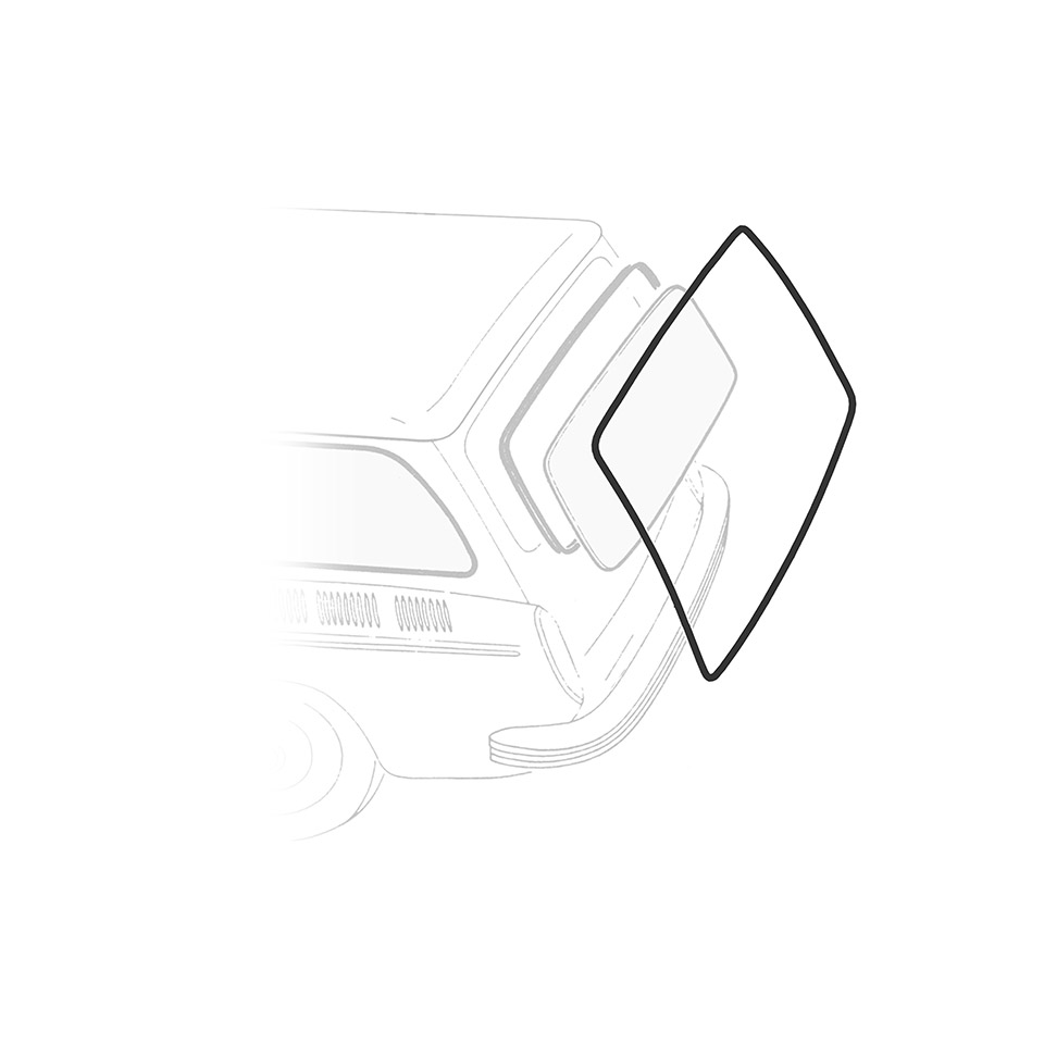 Rear deck lid seal - Squareback (variant) for Type 3 Rear deck lid seal - Squareback (variant) - Imagen 1