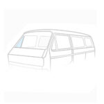 Vent wing window closed, right
