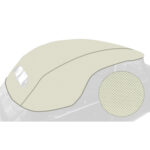 Capota exterior convertible, Vinilo, blanco