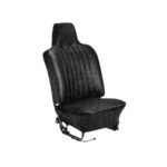 Stoelbekledingset, zwart, gevlochten, cabrio
