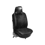 Seat cover black set, Basket weave, convertible