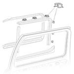 Retaining clip for U-form window channel - Image 4