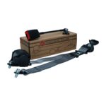 Universal seat belt - grey, e-marked – Bild 3