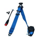 Universal seat belt - blue, e-marked – Bild 2