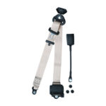 Universal seat belt - beige, e-marked