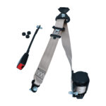 Universal seat belt - beige, e-marked - Image 2
