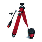 Universal seat belt - red, e-marked – Bild 2