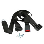 Cinturón abdominal negro universal extra largo con marca E (1)