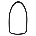 Ring tail light, chrome - Afbeelding 4
