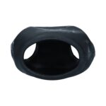 Rubber between horn and body part in the nose panel