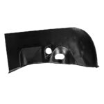 Suspension panel, rear, with sway bar hole, left