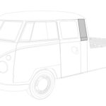 Upper sidepanel short, left, double cab - Image 5