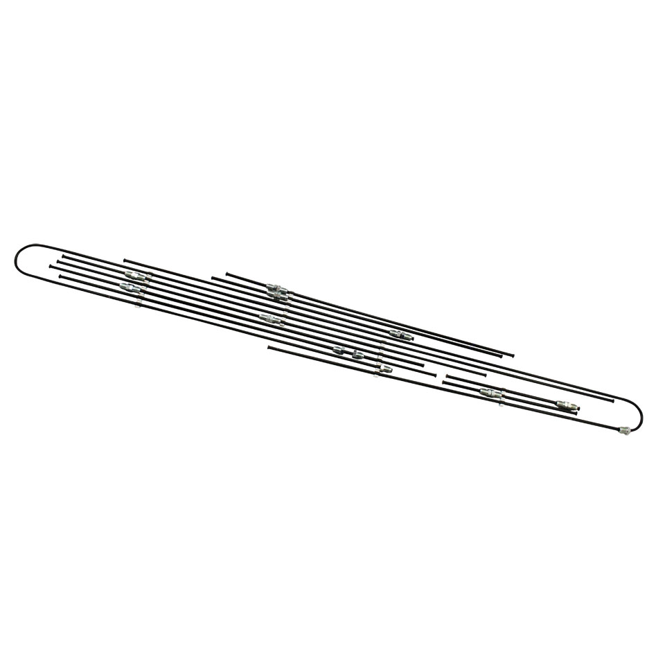 Brakeline kit - without servo for Bus 08/72-11/72 Brakeline kit - without servo - Image 1