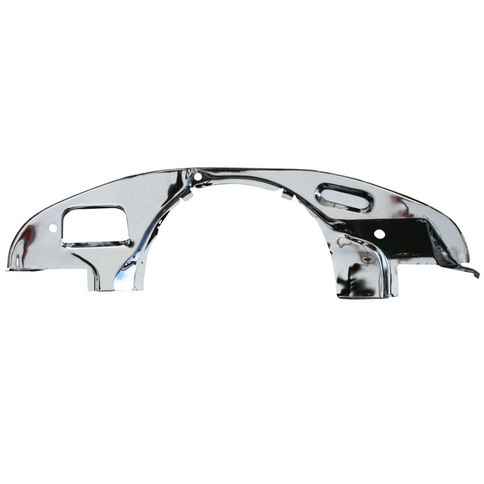 11334.21cce939 Front engine tinware,, with oil cooler outlets (chrome) - Image 1