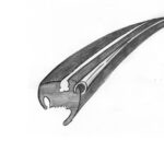 Quarter window seal 'Deluxe' right (alu trim)