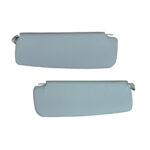 Sun visors, pair, white